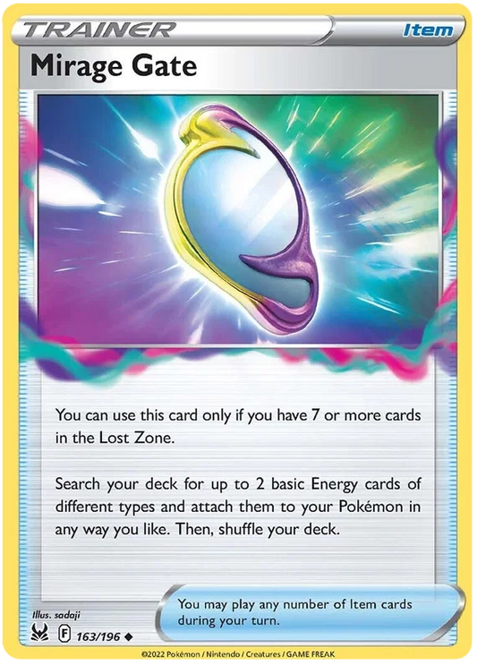 163/196 Mirage Gate (Item) (Lost Origin) Pokemon card (English)