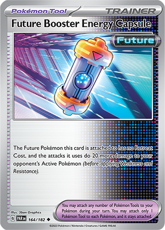 164/182 Future Booster Energy Capsule / Pokémon Tool / Uncommon (Paradox Rift) English card