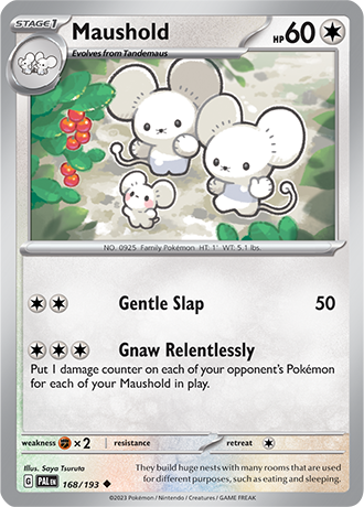 168/193 Maushold - Paldea Evolved - Pokémon card (English)