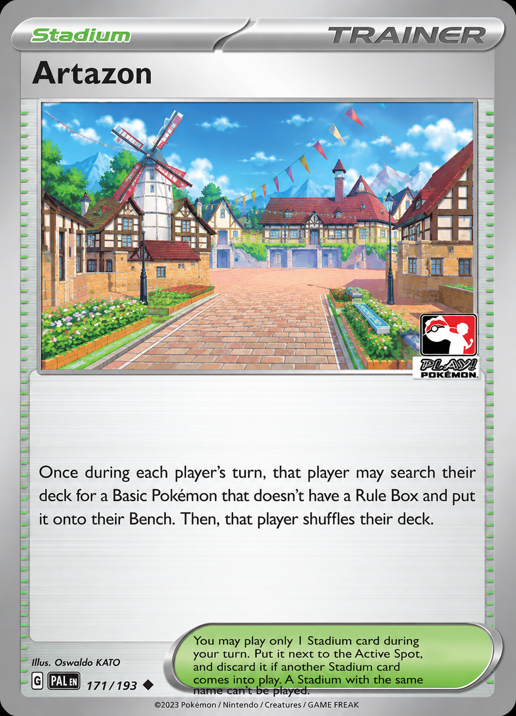 171/193 Artazon (Play! Pokémon Prize Pack Series 4 Stamped) - Paldea Evolved - Pokémon card (English)