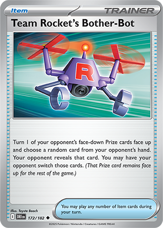 172/182 Team Rocket's Bother-Bot - Destined Rivals - Pokemon card (English)