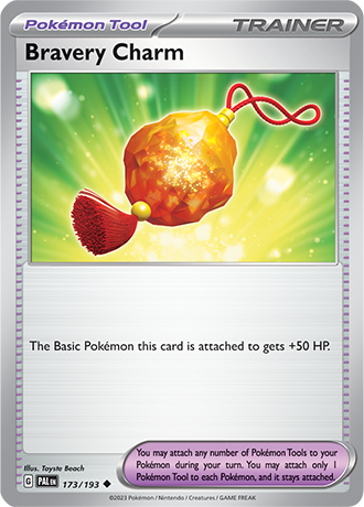 173/193 Bravery Charm - Paldea Evolved - Pokémon card (English)
