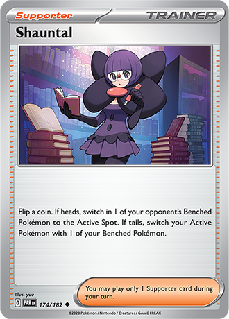 174/182 Shauntal / Supporter / Uncommon (Paradox Rift) English card