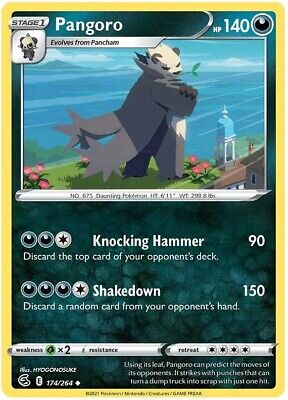 174/264 Pangoro / Stage 1 / Uncommon (Fusion Strike) English card