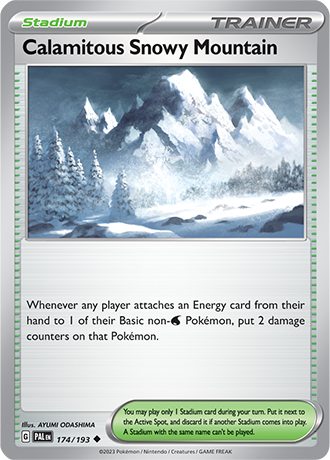 174/193 Calamitous Snowy Mountain - Paldea Evolved - Pokémon card (English)