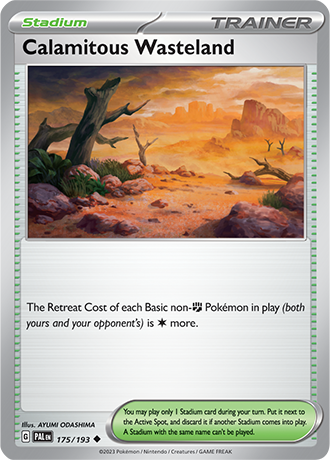 175/193 Calamitous Wasteland - Paldea Evolved - Pokémon card (English)