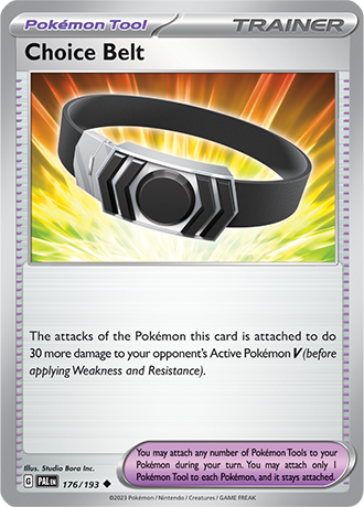 176/193 Choice Belt - Paldea Evolved - Pokémon card (English)