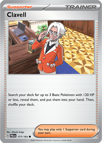 177/193 Clavell - Paldea Evolved - Pokémon card (English)