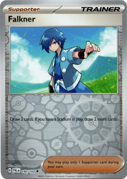 180/193 Falkner (Reverse holo) - Paldea Evolved - Pokémon card (English)