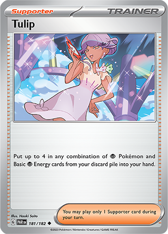 181/182 Tulip / Supporter / Uncommon (Paradox Rift) English card