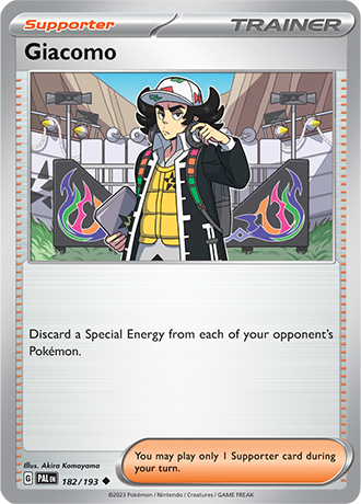 182/193 Giacomo - Paldea Evolved - Pokémon card (English)