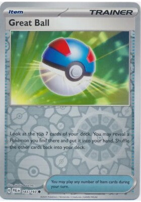 183/193 Great Ball (Reverse holo) - Paldea Evolved - Pokémon card (English)