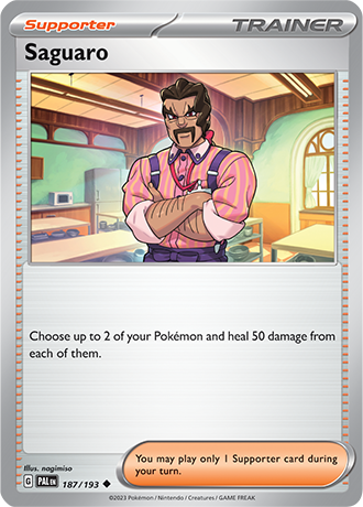 187/193 Saguaro - Paldea Evolved - Pokémon card (English)