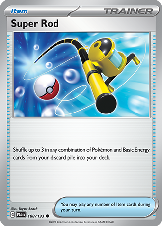 188/193 Super Rod - Paldea Evolved - Pokémon card (English)
