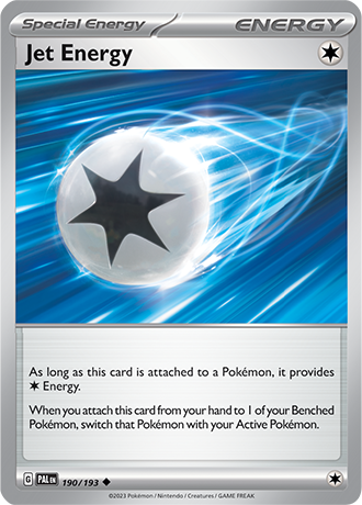 190/193 Jet Energy - Paldea Evolved - Pokémon card (English)