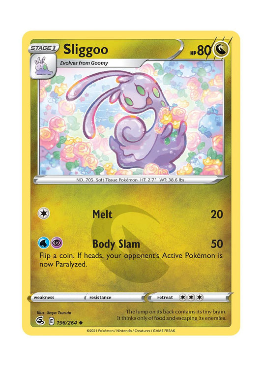196/264 Sliggoo / Stage 1 / Uncommon (Fusion Strike) English card