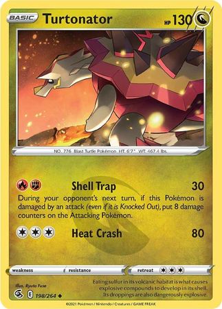 198/264 Turtonator / Basic / Uncommon (Fusion Strike) English card