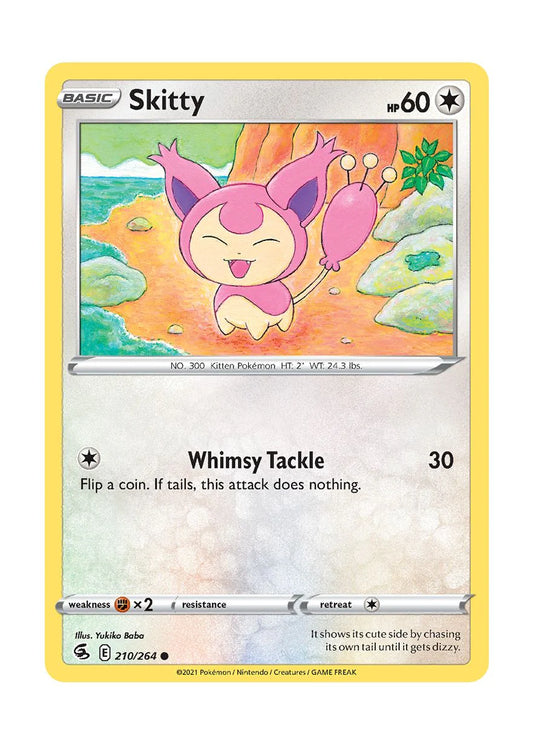 210/264 Skitty / Basic / Common (Fusion Strike) English card