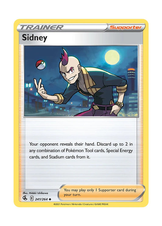 241/264 Trainer / Supporter / Sidney / Uncommon (Fusion Strike) English card