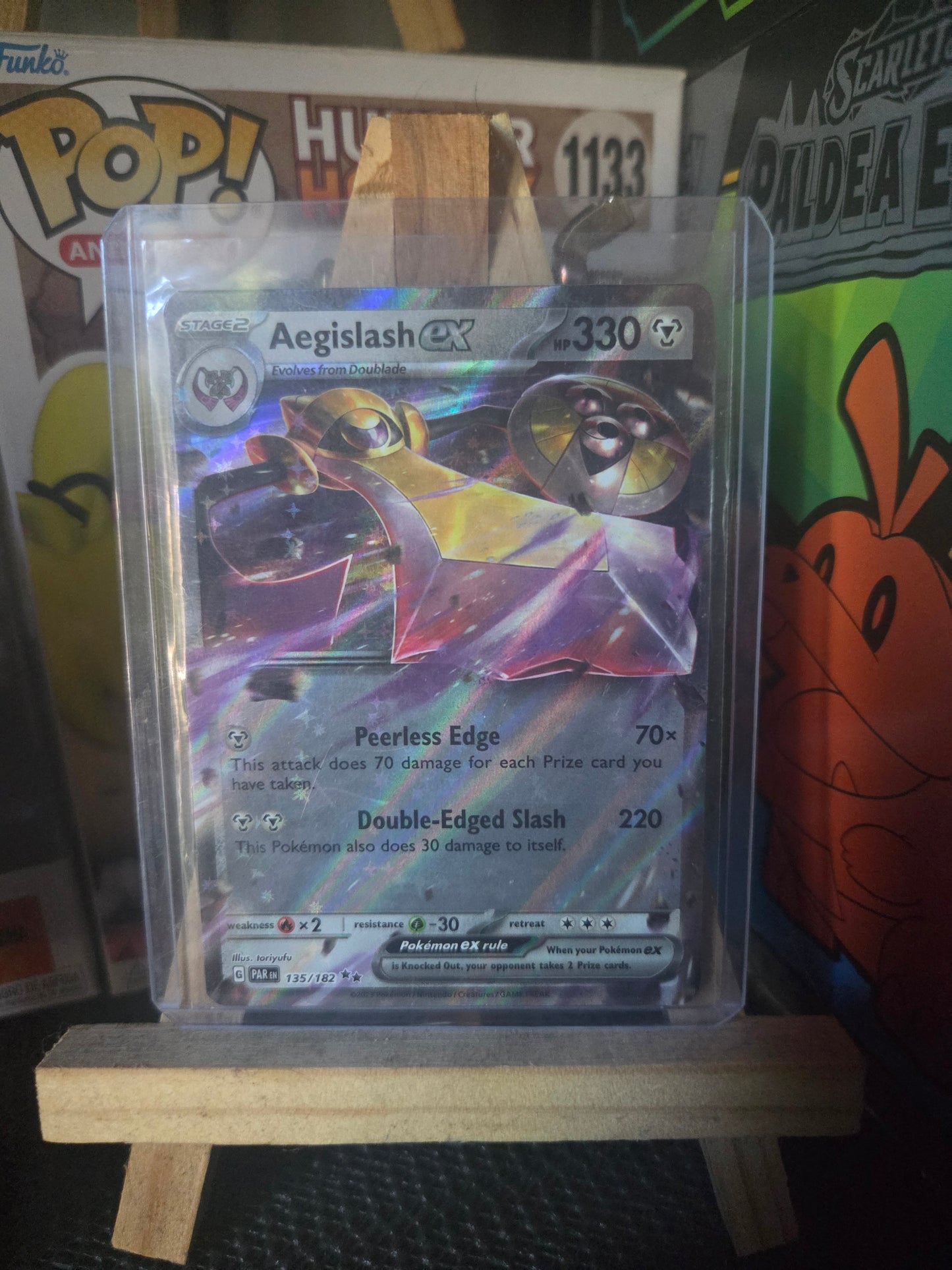 135/182 Aegislash EX - Paradox Rift - Pokémon card (English) Collectors item