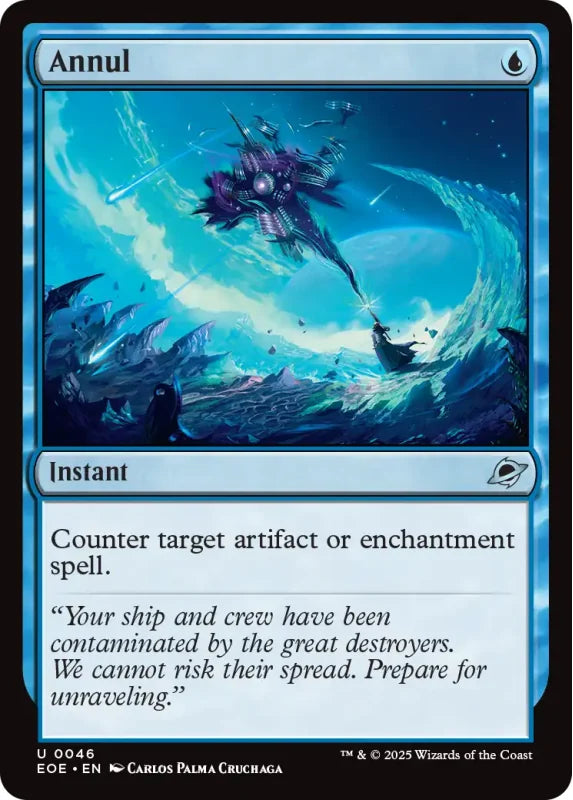 Magic the gathering (Island) Annul #0046 - Edge of Eternities - MTG Card (English) Uncommon