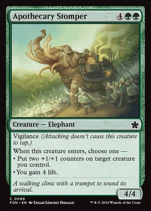 Magic the gathering (Forest) Apothecary Stomper #0099 - Foundations - MTG Card (English) Common