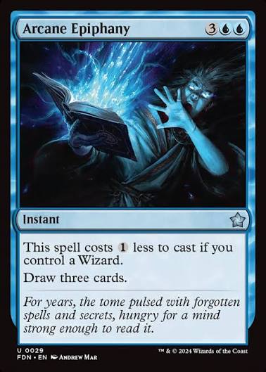 Magic the gathering (Island) Arcane Epiphany #0029 - Foundations - MTG Card (English) Uncommon