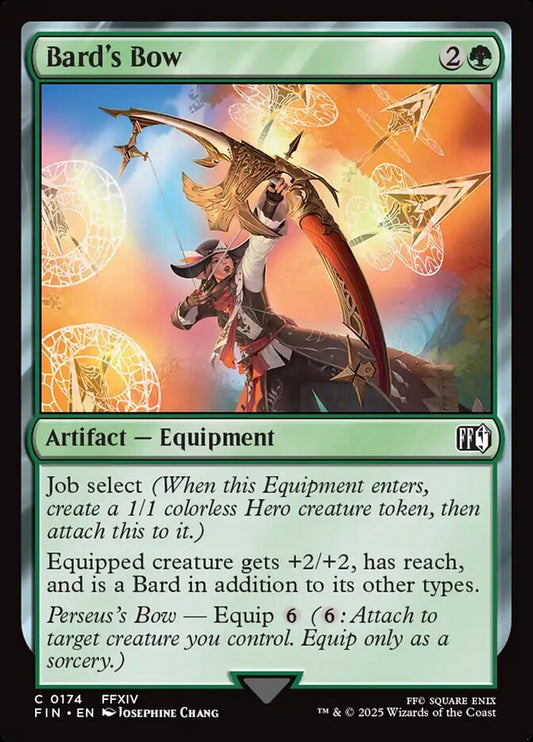 Magic the gathering (Forest) Bard's Bow #0174 - FINAL FANTASY - MTG Card (English) Common