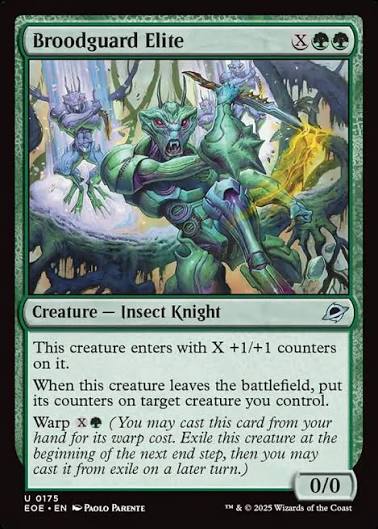 Magic the gathering (Forest) Broodguard Elite #0175 - Edge of Eternities - MTG Card (English) Uncommon