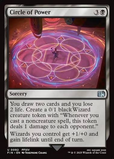 Magic the gathering (Swamp) Circle of power #0092 - FINAL FANTASY - MTG Card (English) Uncommon