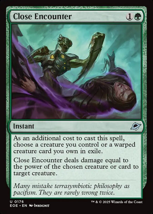 Magic the gathering (Forest) Close Encounter #0176 - Edge of Eternities - MTG Card (English) Uncommon