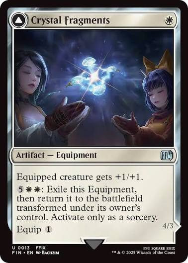 Magic the gathering (Plains) Crystal Fragments // Summon: Alexander #0013 - FINAL FANTASY - MTG Card (English) Uncommon