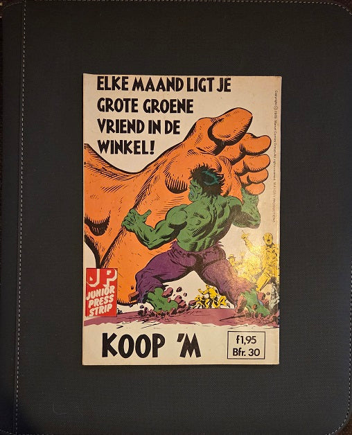 Marvel Juniorpress Presents: De Verdedigers Nr. 2 – Een Vreemde in een Vreemd Land | Dutch Marvel Comic | Vintage Juniorpress Edition