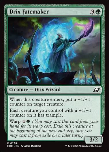 Magic the gathering (Forest) Drix Fatemaker #0178 - Edge of Eternities - MTG Card (English) Common