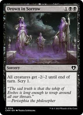 Magic the gathering (Swamp) Drown in Sorrow #0154 - Commander Masters - MTG Card (English) Common