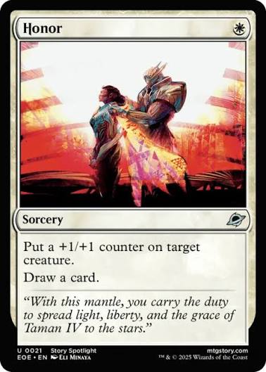 Magic the gathering (Plains) Honor #0021 - Edge of Eternities - MTG Card (English) Uncommon