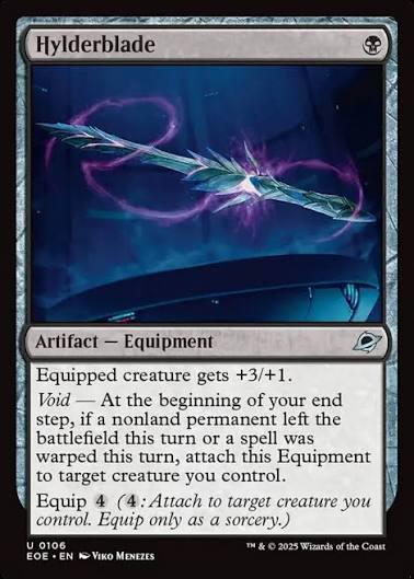Magic the gathering (Swamp) Hylderblade #0106 - Edge of Eternities - MTG Card (English) Uncommon