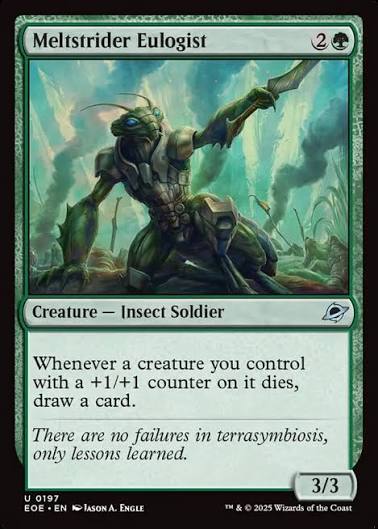 Magic the gathering (Forest) Meltstrider Eulogist #0197 - Edge of Eternities - MTG Card (English) Uncommon