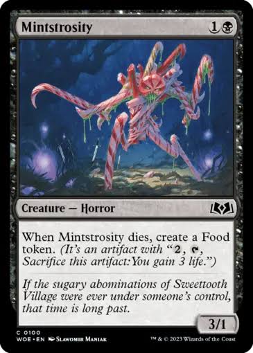 Magic the gathering (Swamp) Mintstrosity #0100 - Wilds of Eldraine - MTG Card (English) Common