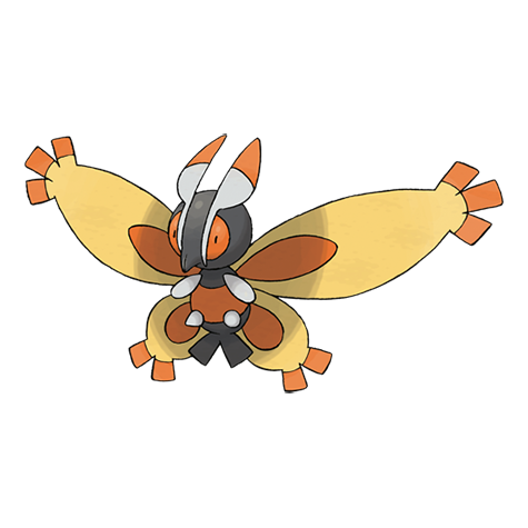 011/172 Mothim / Stage 1 / Rare (Brilliant Stars) English card