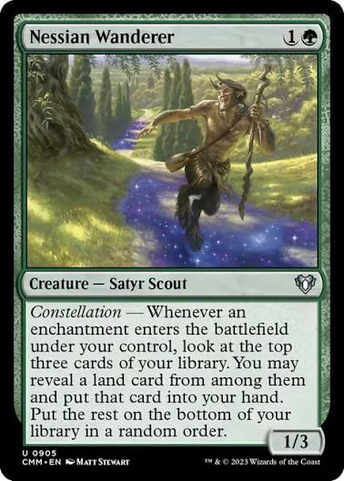 Magic the gathering (Forest) Nessian Wanderer #0905 - Commander Masters - MTG Card (English) Uncommon