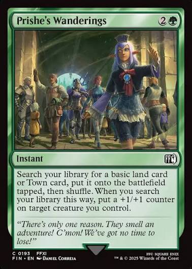 Magic the gathering (Forest) Prishe's Wanderings #0193 - FINAL FANTASY - MTG Card (English) Common