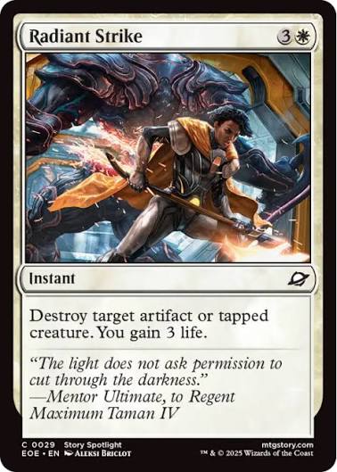 Magic the gathering (Plains) Radiant Strike #0029 - Edge of Eternities - MTG Card (English) Common