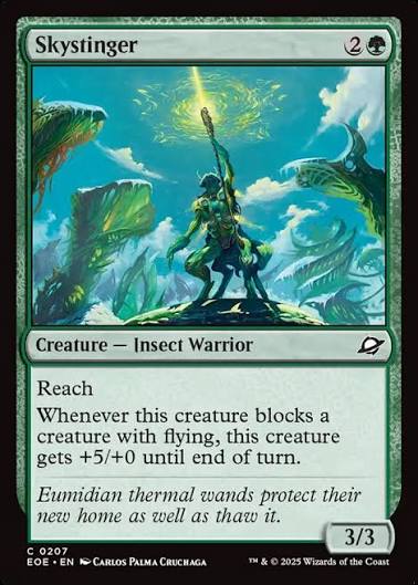 Magic the gathering (Forest) Skystinger #0207 - Edge of Eternities - MTG Card (English) Common