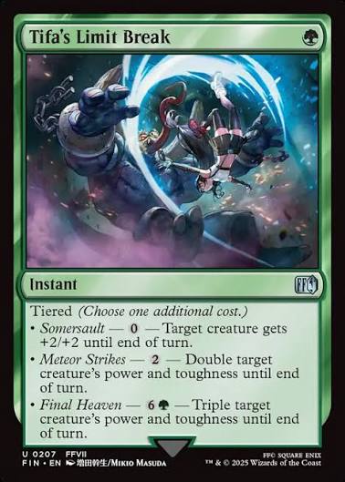Magic the gathering (Forest) Tifa's Limit Break #0207 - FINAL FANTASY - MTG Card (English) Uncommon