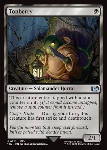 Magic the gathering (Swamp) Tonberry #0122 - FINAL FANTASY - MTG Card (English) Uncommon