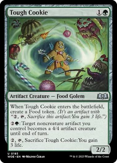 Magic the gathering (Forest) Tough Cookie #0193 - Wilds of Eldraine - MTG Card (English) Uncommon
