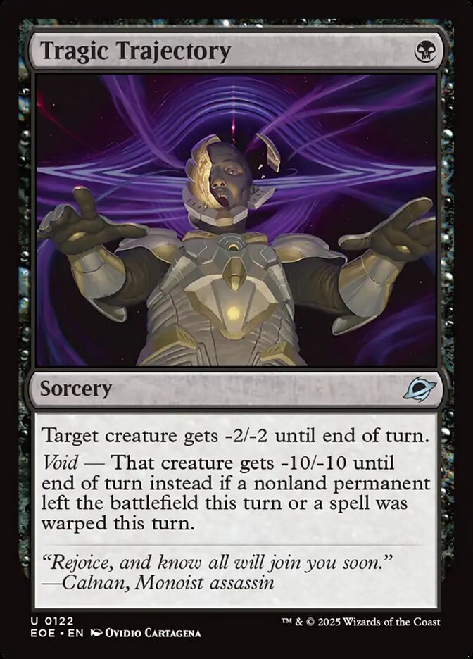 Magic the gathering (Swamp) Tragic Trajectory #0122 - Edge of Eternities - MTG Card (English) Uncommon