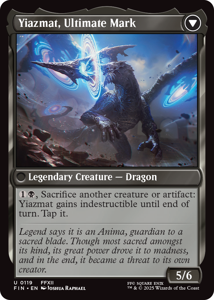Magic the gathering (Swamp) Sidequest: Hunt the Mark // Yiazmat, Ultimate Mark #0119 - FINAL FANTASY - MTG Card (English) Uncommon