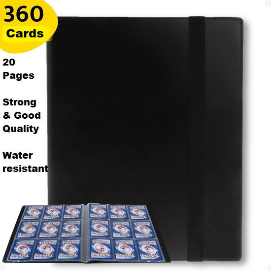 Card binder (Black) A4 / 360 Cards / 20 Pages